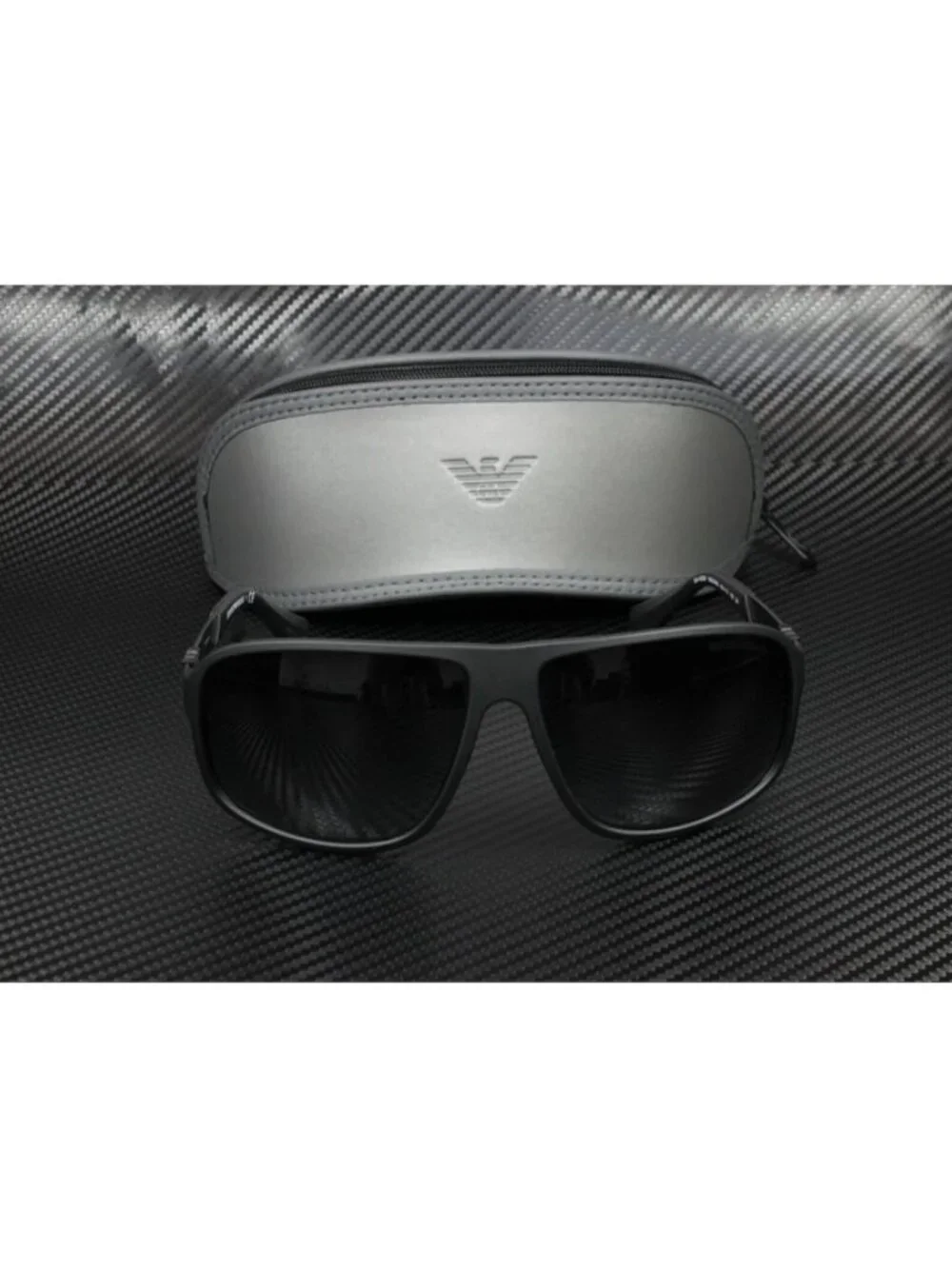 New Emporio Armani Men  Black Sunglasses  64- 13- 130